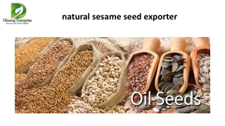 Natural Sesame Seeds