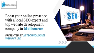 Boost your online presence with a local SEO expert and top website development company in Melbourne