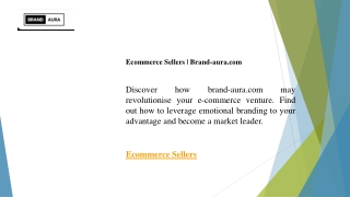 Ecommerce Sellers Brand-aura.com