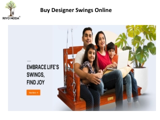Buy designer Swings Online