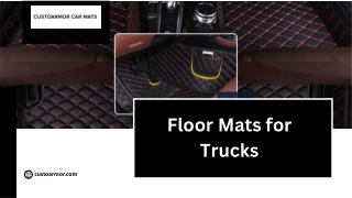 Floor Mats for Trucks