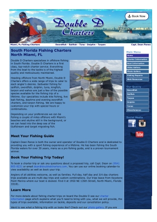 Miami swordfish charters