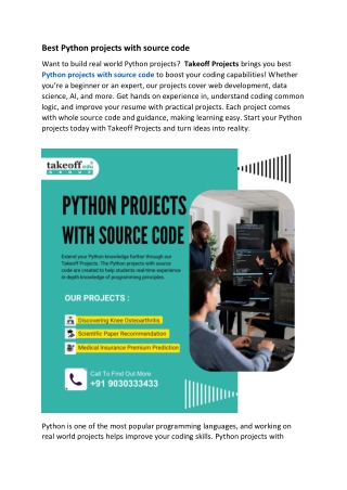 Best Python projects with source code