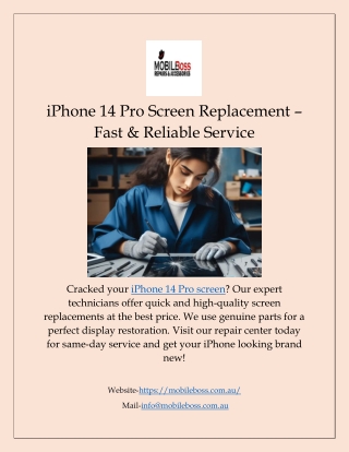 iPhone 14 Pro Screen Replacement