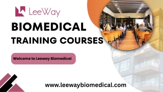 Biomedical Training Courses