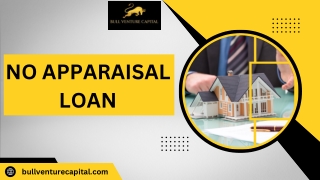No appraisal loans