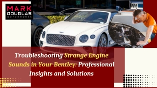 Troubleshooting Strange Engine Sounds in Your Bentley Professional Insights and Solutions