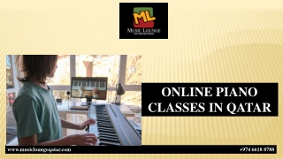 Online piano classes in qatar