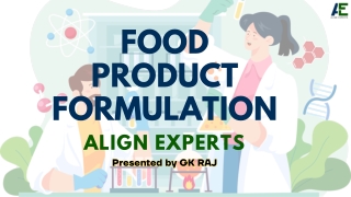 Food Product Formulation - Align Experts