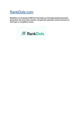 RankDots