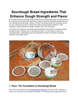 Sourdough-Bread-Ingredients-That-Enhance-Dough-Strength-and-Flavor