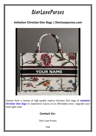 Imitation Christian Dior Bags  Diorluxepurses.com