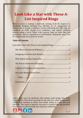 Look Like a Star with These A-List Inspired Rings