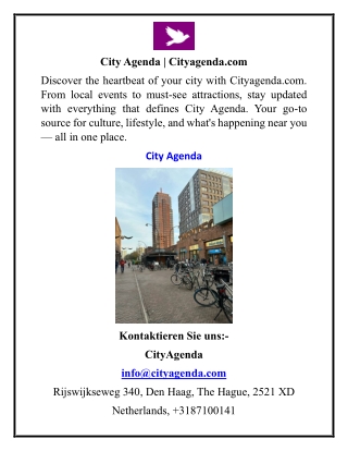 City Agenda  Cityagenda