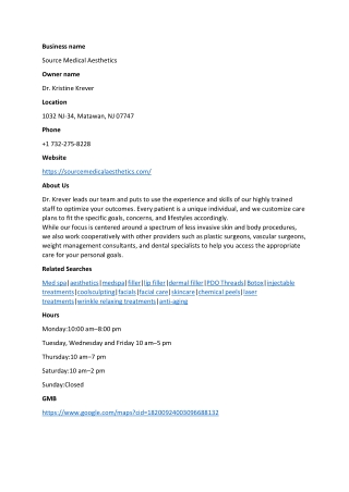 Source Medical Aesthetics