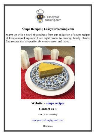 Soups Recipes   Easeyourcooking.com
