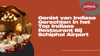 Indiaas Restaurant Nabij Schiphol