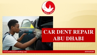 CAR DENT REPAIR ABU DHABI