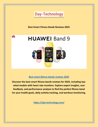 Best Smart Fitness Bands Reviews 2025