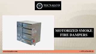 MOTORIZED SMOKE FIRE DAMPERS (1)