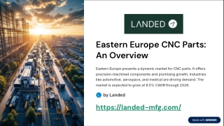 Eastern Europe CNC Parts