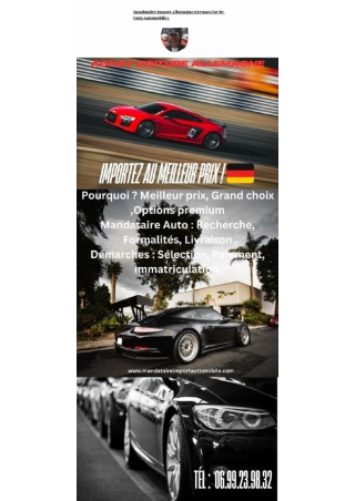 Importation Allemagne