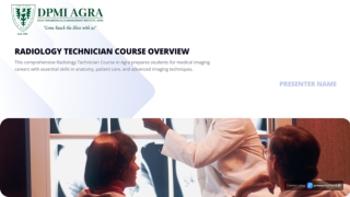Radiology Technician Course In Agra