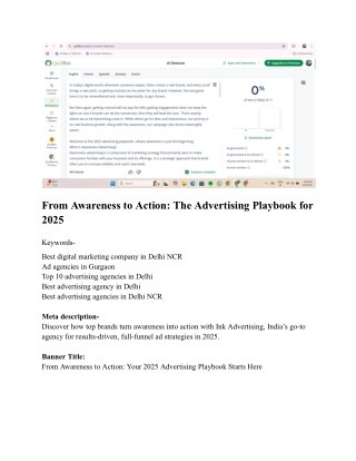 From Awareness to Action_ The Advertising Playbook for 2025