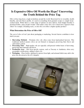 Is Expensive Olive Oil Worth the Hype Uncovering the Truth Behind the Price Tag (1)