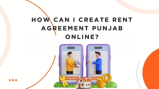 How Can i Create Rent Agreement Punjab Online