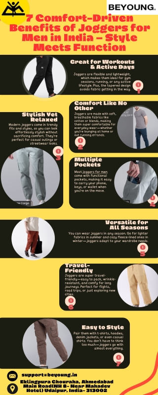 Comfort Meets Cool: The Beyoung Way to Wear Joggers for Men