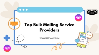 Top Bulk Mailing Service Providers (SMTPMART.COM)