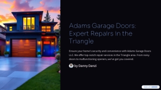 High-Quality Materials for Garage Door Repair Services in Triangle