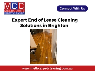 Expert End of Lease Cleaning Solutions in Brighton