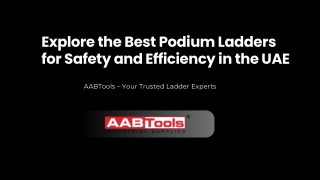 Podium Ladders AAB Tools