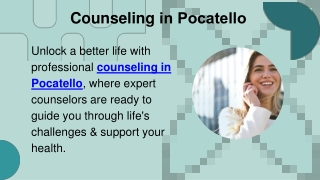 Counseling in Pocatello