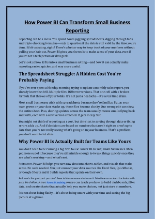 Boost Your Data Skills with Power BI Training