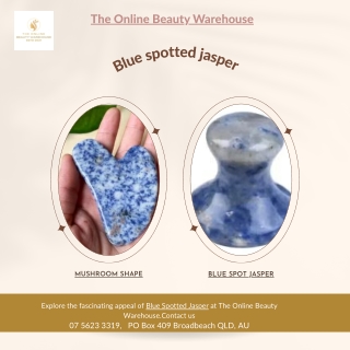 Blue spotted jasper