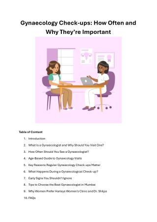 Gynaecology Check ups How Often and Why They’re Important