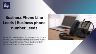 Business Phone Line Leeds  Business phone number Leeds