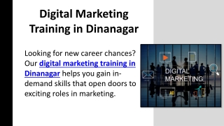 Digital Marketing Training in Dinanagar