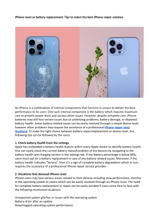 iPhone reset or battery replacement_ Tips to select the best iPhone repair solution.docx