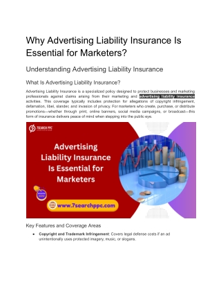 Why Advertising Liability Insurance Is Essential for Marketers