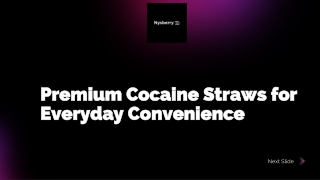 Premium Cocaine Straws for Everyday Convenience
