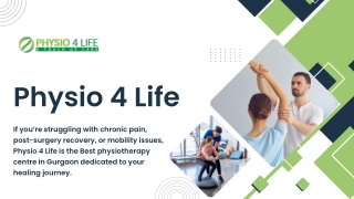 Looking for the best Physiotherapy centre in gurgaon