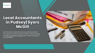 Local Accountants in Pudsey Syers McGill