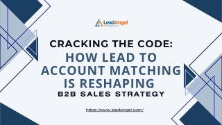 Beyond the Lead: How Smart Lead to Account Matching Drives B2B Revenue Growth