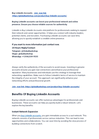 How to quickly buy LinkedIn accounts