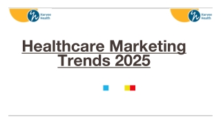 Healthcare Marketing Trends 2025 - Harvee healthcare