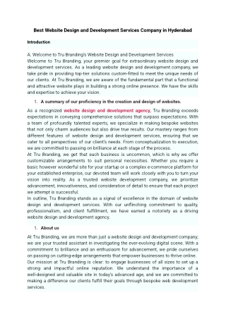 Best Website Design and Development Services Company in Hyderabad